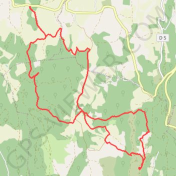 Trace GPS Revest du Bion, itinéraire, parcours