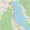 Trace GPS Semi Marathon du Lac d'Annecy, itinéraire, parcours