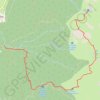Trace GPS Lac du léat par chalet de la petite valloire, itinéraire, parcours