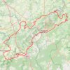 Trace GPS GR 577-1 GRP 577 Trajet Principal, itinéraire, parcours