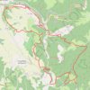 Trace GPS Bruniquel - Sud vers Les Abriols, itinéraire, parcours