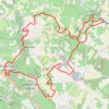 Trace GPS Boucle VTT depuis Saint-Sulpice-de-Cognac, itinéraire, parcours