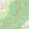 Trace GPS Descente refuge du Chazeau, itinéraire, parcours