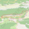 Trace GPS Crêtes du Bauroux (1644 m), itinéraire, parcours