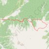 Trace GPS Bovine à partir de la Forclaz, itinéraire, parcours