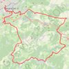 Trace GPS Besançon - Epeugney - Ornans - Naisey, itinéraire, parcours