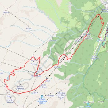 Trace GPS Randonnée VTT : 4 - La Boucle des Besoens, itinéraire, parcours