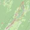 Trace GPS Chézery - Noire Combe - La Rivière, itinéraire, parcours