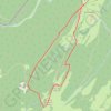 Trace GPS Borne au Lion - Crêt de Chalam, itinéraire, parcours