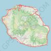 Trace GPS 🚶 Trace ,boucle du tour de La Réunion par La Montagne, itinéraire, parcours