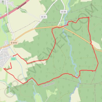 Trace GPS Bessoncourt, itinéraire, parcours