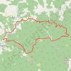 Trace GPS Bešnjaja, kanjon Voljevice, itinéraire, parcours