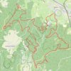 Trace GPS Boucle VTT depuis Bertrix, itinéraire, parcours