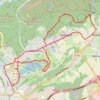 Trace GPS Belfort : circuit à l'étang des Forges et dans le bois de Vétrigne, itinéraire, parcours