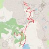 Trace GPS Lac d'Allos - Mont Pelat, itinéraire, parcours