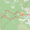 Trace GPS Puys et Bidoufles à partir de Belgentier, itinéraire, parcours