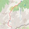 Trace GPS Carança-Les lacs depuis le refuge du Ras de la Carança, itinéraire, parcours