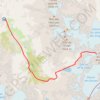Trace GPS Col de la Lavey depuis le refuge de la Lavey - Écrins, itinéraire, parcours