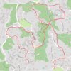 Trace GPS Los Altos Hills trails, itinéraire, parcours