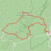 Trace GPS Col de Mon Repos, itinéraire, parcours