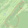 Trace GPS MARCHAIRUZ - CRET DE LA NEUVE (SUISSE), itinéraire, parcours