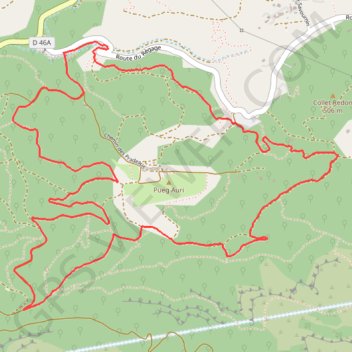 Trace GPS Pichauris - Allauch, itinéraire, parcours