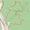 Trace GPS La Joncquera-Torre-Sta Llucia-Forcadell, itinéraire, parcours