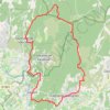 Trace GPS cabrieres-st gens, itinéraire, parcours