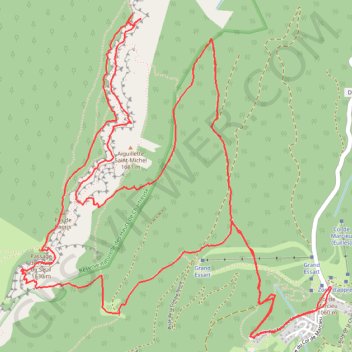Trace GPS Grand sangle de l'Aulp du Seuil par le pas de Ragris, itinéraire, parcours