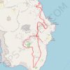 Trace GPS SICILE - PEDESTRE - Îles Eoliennes - Lipari - Pointe sud, itinéraire, parcours