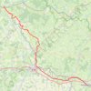 Trace GPS 006Champvert - Paray-le-Monial 87, itinéraire, parcours