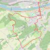 Trace GPS Boucle entre Andenne et Groynne, itinéraire, parcours