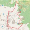 Trace GPS Pic de Lampau depuis le col de la Core, itinéraire, parcours