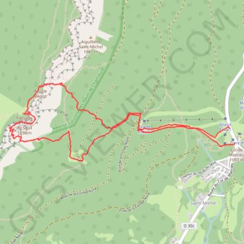 Trace GPS Pas de Ragris en boucle par l'Aulp du Seuil (Chartreuse), itinéraire, parcours