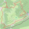 Trace GPS Le Mont Chateleu, itinéraire, parcours