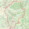 Trace GPS Tour du Jura à vélo loisirs - Dole, itinéraire, parcours