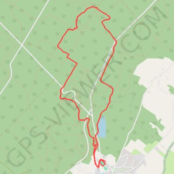 Trace GPS Trail d’Ecouves 2018 8km, itinéraire, parcours
