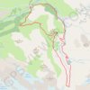 Trace GPS Glacier des Evettes - Bonneval-sur-Arc, itinéraire, parcours