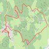 Trace GPS Le puy de Sarran, itinéraire, parcours