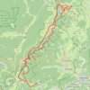 Trace GPS Gaschney et lacs, itinéraire, parcours