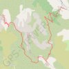 Trace GPS Mourre de Chanier - Le Chiran, itinéraire, parcours