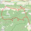 Trace GPS Tour Lure - Luberon - J3 : Manosque - Apt - 21883 - UtagawaVTT.com, itinéraire, parcours