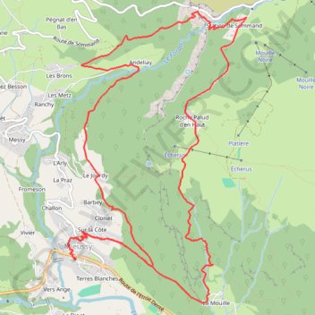Trace GPS Circuit du Bartou, itinéraire, parcours