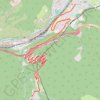 Trace GPS Haute-Maurienne - La montée de Valfréjus Le Charmaix, itinéraire, parcours