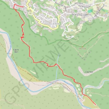 Trace GPS Dos d'Ane - Deux-Bras, itinéraire, parcours