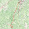 Trace GPS Doortocht Vercors, itinéraire, parcours