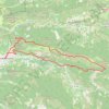 Trace GPS Randonnée Ubrieux et Chevalet, itinéraire, parcours