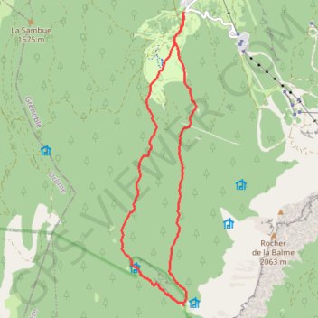 Trace GPS Corrençon, le Tour du Grand Pot, itinéraire, parcours