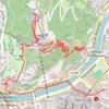 Trace GPS Bastille et grottes de Mandrin, itinéraire, parcours