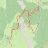 Trace GPS Cret Volant Les Saisies, itinéraire, parcours